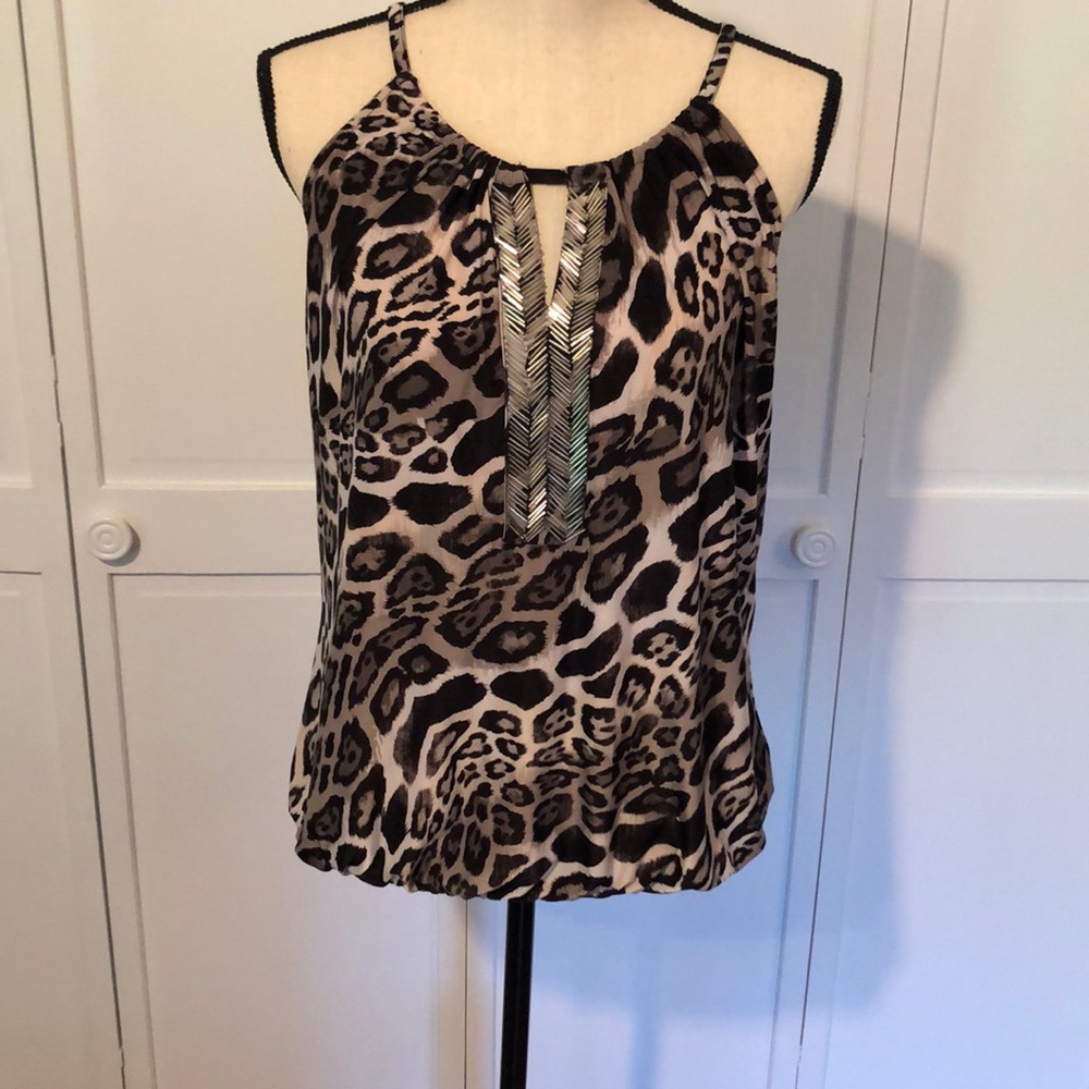 INC-Animal Print tank